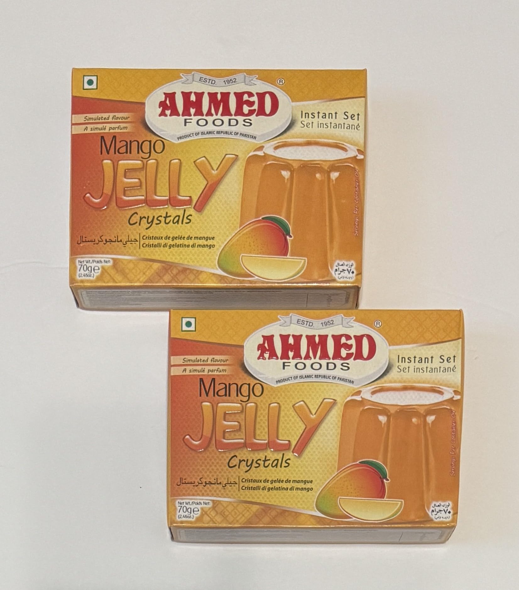 Amazon.com : Ahmed Foods Mango Jelly Crystals, Instant Set Jello